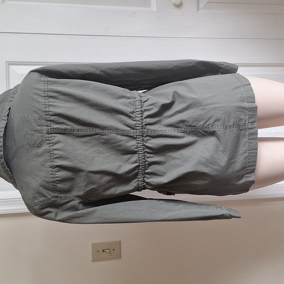 Sound And Matter Lightweight Olive Green Parka Jacket Size Small - Picture 4 of 13